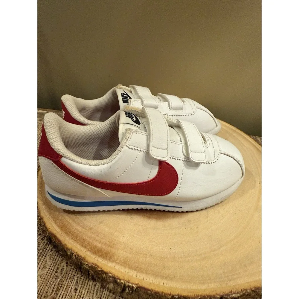 Nike Cortez Basic SLVelcro 'Varsity Red'‎ 904767-103 Sz-3Y Kids